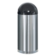 Acheter Poubelle ronde Easy Push 56 litres acier inoxydable