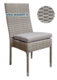 Acheter Chaise empilable en résine tressée beige Primaveira