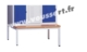 Acheter Socle banc assise en bois pour vestiaire industrie propre 3 colonnes