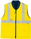 Acheter Gilet fluo signalisation hiver jaune reversible DeltaPlus Street