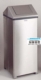 Acheter Poubelle acier trappe anti feu acier inoxydable 60 litres