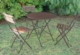 Acheter Table pliante Square ronde 75 cm rouille