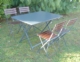 Acheter Table pliante Square 120 x 80 acier époxy vert foret