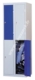 Acheter Vestiaire multicases 2 cases superposees 2 colonnes Larg 400mm