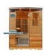 Acheter Sauna infrarouge cedre rouge 3 personnes 1800 W