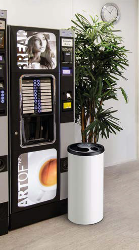 Poubelle gobelet carton Rossignol