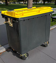 Conteneur poubelle de Ville