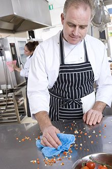 Lavette professionnelle cuisine et surface