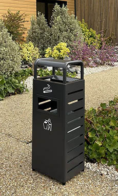 Cendrier corbeille extérieur