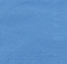 Serviette papier 39X39 bleu azur 2 plis: CGMP - Voussert