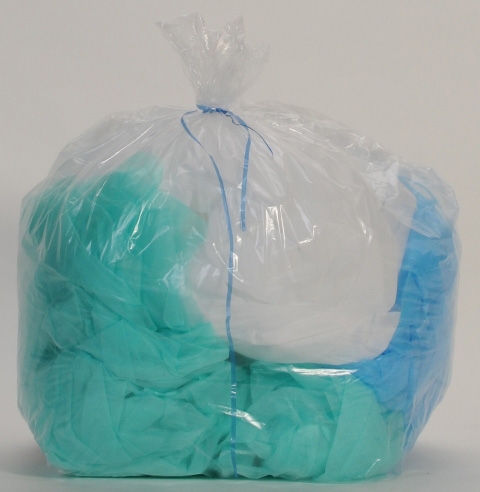 Sacs poubelle en plastique Moxie pour extérieur de 32 gallons transparent,  pour recyclage (20/pqt) 31423