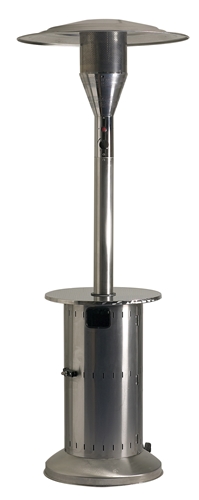 Parasol Chauffant Gaz FAVEX Cosy Élégance Noir - 8 KW Pour Terrasse (12 M²)