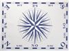 Nappe papier deco Rose des vents 30 X 40 les 500