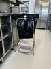 Poubelle cuisine a clapet 110L HACCP