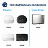 Papier toilette mini jumbo Tork naturel 170m colis de 12