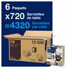 Serviettes Tork N14 naturelles enchevetrees jetable colis 4320