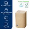 Serviettes Tork N4 premium enchevetrées naturel colis 8000