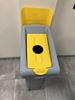 Poubelle recyclage Slim Jim jaune