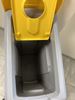 Poubelle recyclage Slim Jim jaune