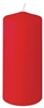 Bougies ronde rouge 130X60 mm Duni