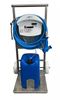 Chariot mobile inox pour centrale de nettoyage desinfection
