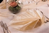 Serviette Duni Elegance Crystal creme 40 x 40 colis de 240