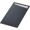 Pochette couvert Sacchetto Duni noir