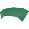 183107 - Surnappe Dunisilk 84 x 84 cm vert foncé Linnea