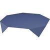 183108 - Surnappe Dunisilk 84 x 84 cm bleu foncé Linnea