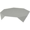 183838 - Surnappe Dunisilk 84 x 84 cm gris granite Linnea
