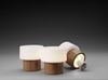 Bougeoir led Sister bambou naturel