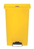 Poubelle Slim Jim Rubbermaid 50 L jaune
