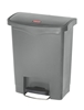 Poubelle Slim Jim Rubbermaid 30 L gris