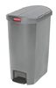 Poubelle Slim Jim Rubbermaid 50 L gris étroit