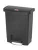 Poubelle Slim Jim Rubbermaid 30 L noir