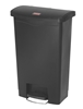 Poubelle Slim Jim Rubbermaid 50 L noir