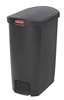 Poubelle Slim Jim Rubbermaid 50 L noir étroit