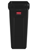 Collecteur Rubbermaid Slim Jim noir 60 litres