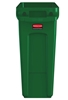 Collecteur Rubbermaid Slim Jim vert 60 litres