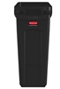 Collecteur Rubbermaid Slim Jim brun 60 litres