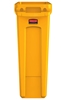 Collecteur Rubbermaid Slim Jim Jaune  87 litres