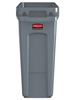 Collecteur Rubbermaid Slim Jim gris 60 litres