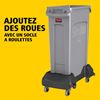 1971259 - Collecteur Rubbermaid Slim Jim beige 60 litres