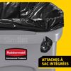 1971259 - Collecteur Rubbermaid Slim Jim beige 60 litres