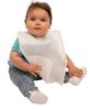 Bavoir jetable bébé ouate blanc 24gr/m2 petit modèle les 1000
