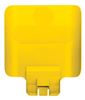 Panneau indication du tri jaune