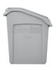 Collecteur encastrable Slim Jim gris 49L