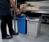 Collecteur encastrable Slim Jim gris 49L