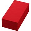 Serviette Dunisoft rouge 40x40 pliage en 8 par 360