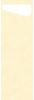 Pochette couvert sacchetto slim Duni creme